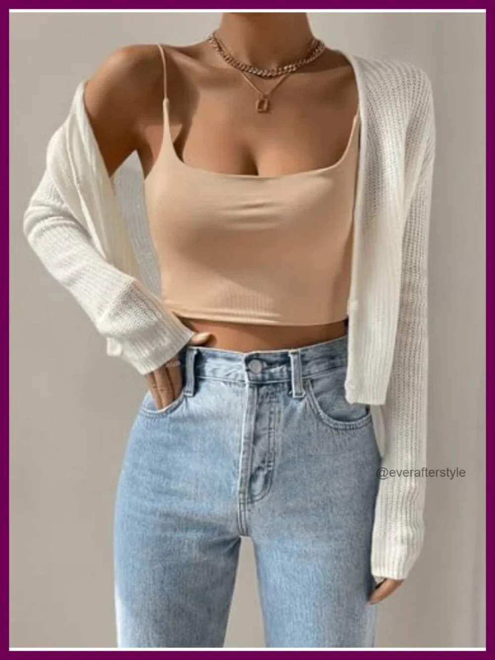 Verdusa Womens Drop Shoulder Long Sleeve Button Up Knit Cardigan Sweater